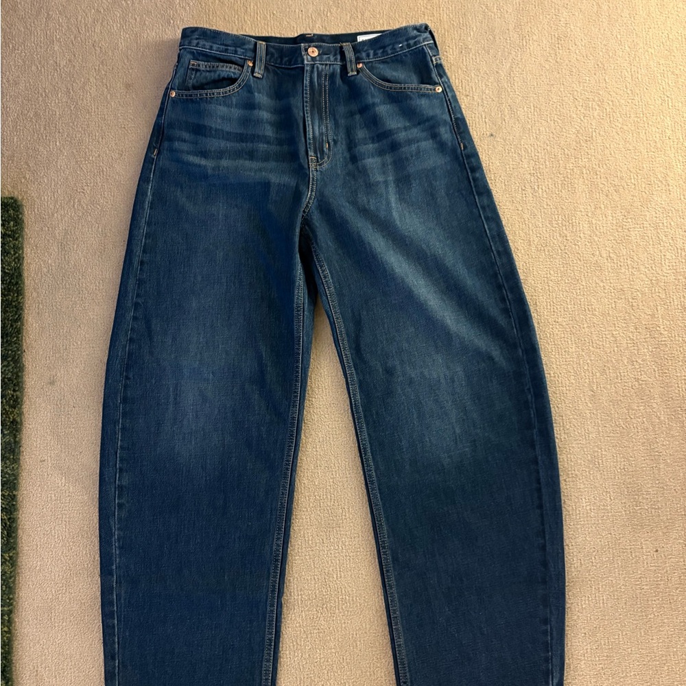 GAP High Rise Women's Jeans - Dark Blue Denim